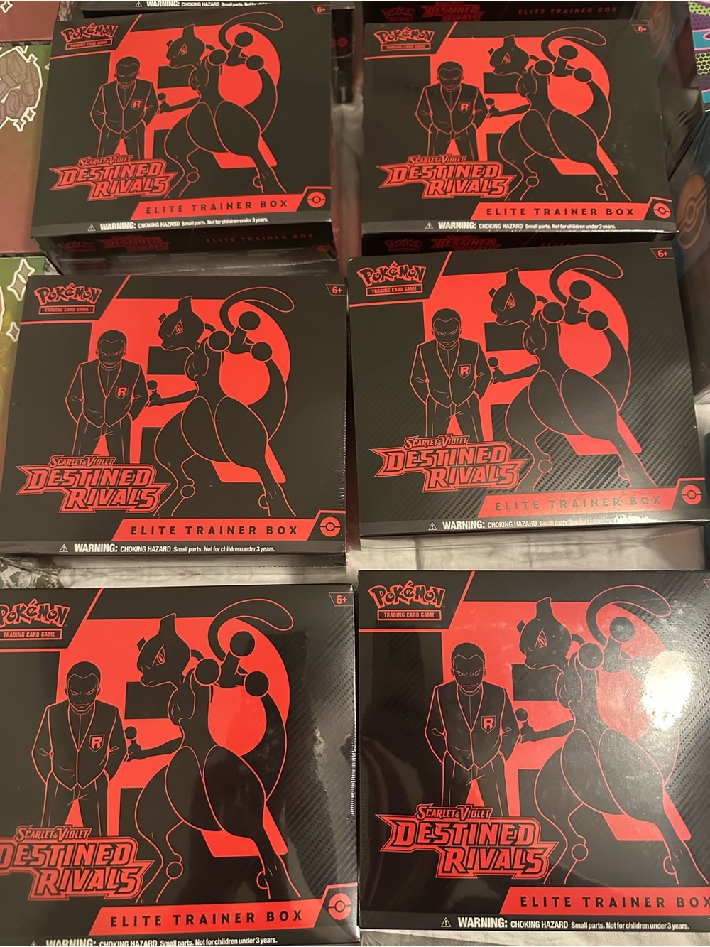 Pokemon Destined Rivals ETB Bundle boxes SEALED